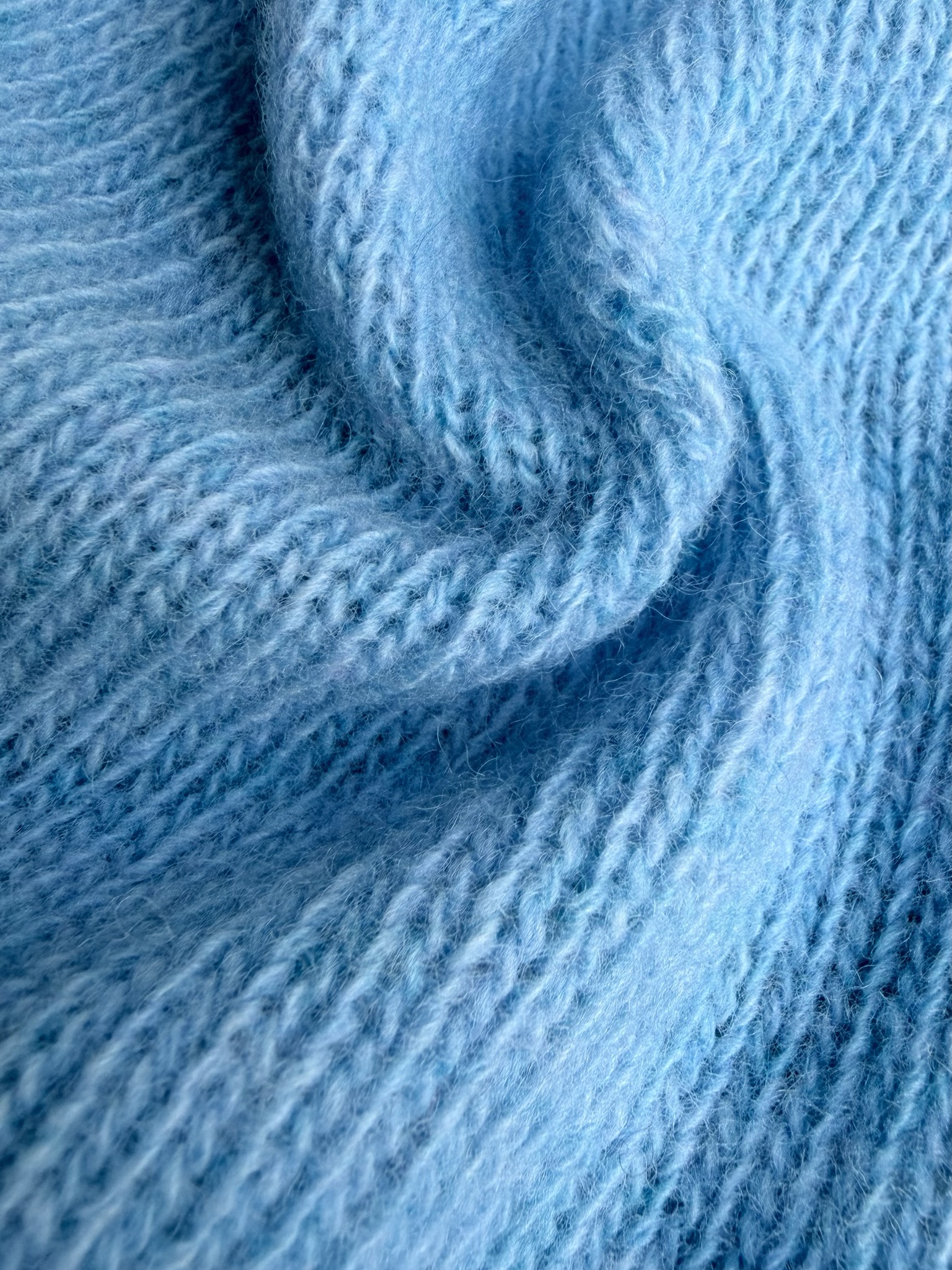 Papi Fabio Silte 1/15 – Filato Merino Supergeelong Azzurro chiaro melange 9870 foto 3